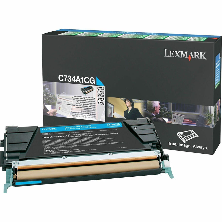 Lexmark C734A1 Series Toner Cartridges, LEXC734A1CG