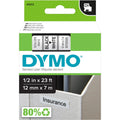 Newell Dymo D1 Electronic Tape Cartridge, White, DYM45013