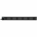 Eaton Tripp Lite series Power Strip 120V AC, Black, TRPRS1215RA