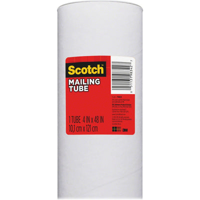 3M Mailing Tubes, White, 12 / Carton, MMM7982
