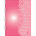 House of Doolittle BCA Pink Cover Monthly Wirebound Journal, 7", HOD5226