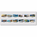 House of Doolittle EarthScapes Coastlines Desk Pad, White, 18 1/2", HOD1786