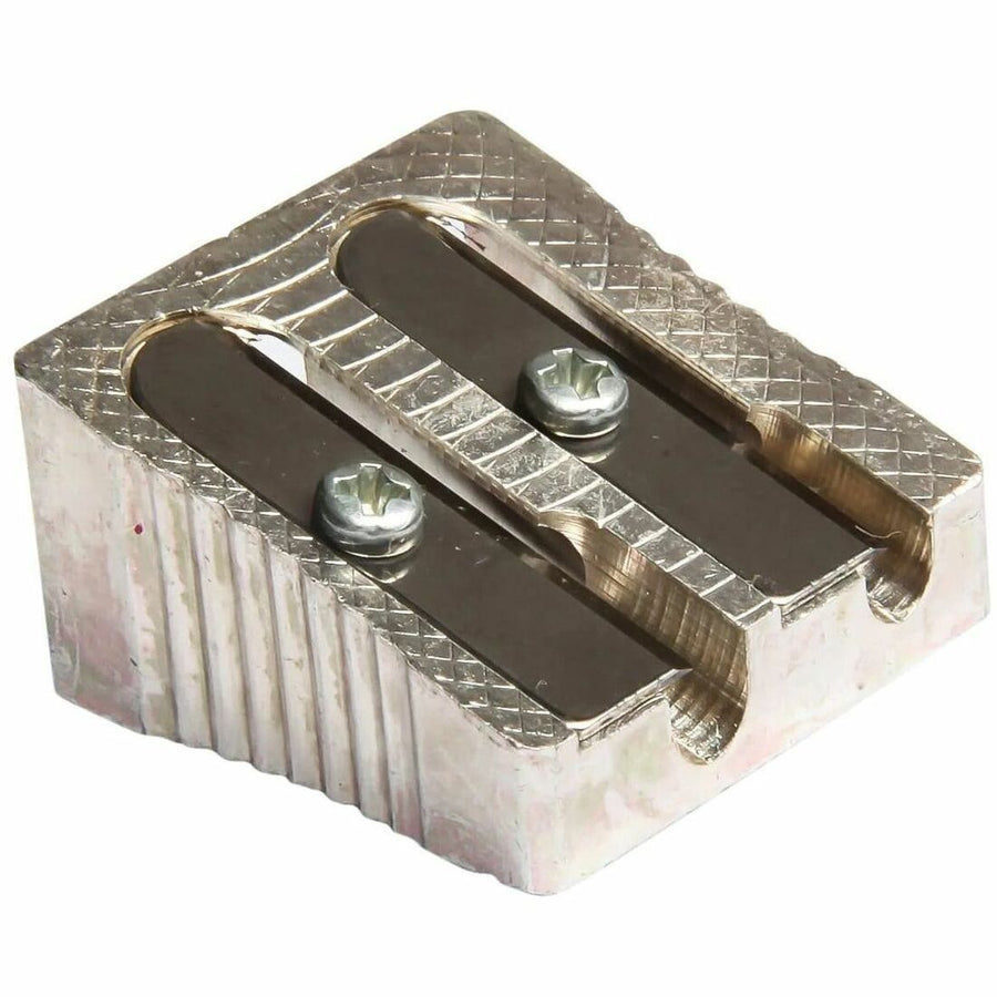 Baumgartens Pencil Sharpener Dual Hole SILVER ), /PK 20PK/CT — view 1
