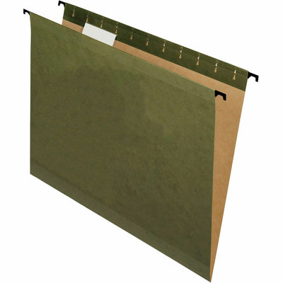 TOPS Pendaflex SureHook 1/5 Tab Cut Letter Recycled Hanging Folder, Green, 8 1/2" Width x 11" Length, 20 / Box — view 1