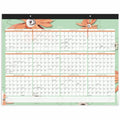 ACCO At-A-Glance Paper Flowers Monthly Desk Pad, Standard, 21 3/4" x 17", Multicolor, AAG5035