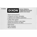 Dixon Ticonderoga Pre-sharpened Wood Golf Pencils, #2, 1 Box, DIX14998