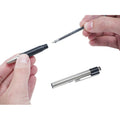 Zebra STEEL 3 Series F-301 Retractable Ballpoint Pen, 1 Pack, ZEB27112