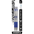 Zebra STEEL 3 Series F-301 Retractable Ballpoint Pen, 1 Pack, ZEB27122