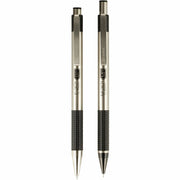 Zebra STEEL 3 Series M/F 301 Mechanical Pencil & Ballpoint Pen Set, 1 Pack