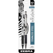 Zebra STEEL 3 Series M/F 301 Mechanical Pencil & Ballpoint Pen Set, 1 Pack