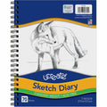 Dixon Ticonderoga UCreate Art1st Sketch Diary - Letter, 8 1/2" x 11", 70 / Pad, PAC4794