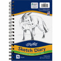 Dixon Ticonderoga UCreate Art1st Sketch Diary, 9" x 6", 80 / Pad, PAC4790