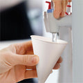 Dart Container Solo Eco-Forward 4 oz Treated Paper Cone Water Cups, White, 25 / Carton, SCC4BR2050CT