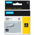 Newell Dymo White Heat Shrink Tube, Black, DYM18055
