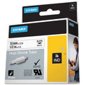 Newell Dymo White Heat Shrink Tube, Black, DYM18055