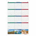 House of Doolittle Earthscapes Scenic Wipe-off Wall Planner, Multi, 32", HOD3931