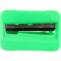 Baumgartens Slanted Face Pencil Sharpener Single Hole ASSORTED Colors (MR3380), BAUMR3380