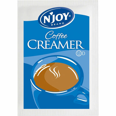 Sugar Foods Njoy N'Joy Nondairy Creamer Packets, White, 1000 / Box, SUG92406