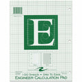 Roaring Spring Paper Products Roaring Spring 5x5 Grid Engineering Pad, 11" x 8 1/2", ROA95582