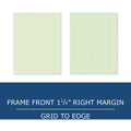 Roaring Spring Paper Spring 5x5 Grid Engineering Pad, 11" x 8 1/2", ROA95589