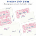 Avery Clean Edge(R) Business Cards, 2" x 3.5", White, 200 (5871), 8 1/2" x 11", 200 / Pack, AVE5871