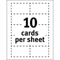 Avery Clean Edge Business Cards, 2" x 3.5", White, 200 (08871), 2" x 3 1/2", 200 / Pack, AVE8871