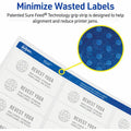 Avery 1-1/3" x 4" Labels, Ultrahold, 700 Labels (5522), White, 700 / Pack, AVE5522