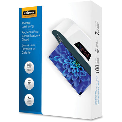 Fellowes Letter-Size Glossy Laminating Pouches, Clear, 1 Pack, FEL52041