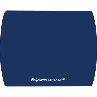 Fellowes Microban Ultra-Thin Mouse Pad, Blue, FEL5908001