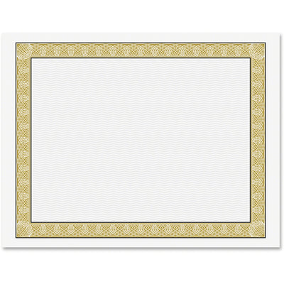 Geographics Diplomat Printable Certificates, Gold, 1 Pack, GEO21015