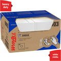 Kimberly-Clark Wypall Critical Clean Ultra Duty Foodservice Cloths with Anti-Microbial Treatment, White, 150 / Carton, KCC06280