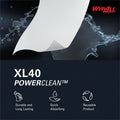 Kimberly-Clark Wypall PowerClean L40 Extra Absorbent Towels, White, 9 / Carton, KCC05790