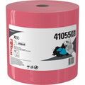Kimberly-Clark Wypall PowerClean X80 Heavy Duty Cloths Jumbo Roll, Red, 1 Carton, KCC41055