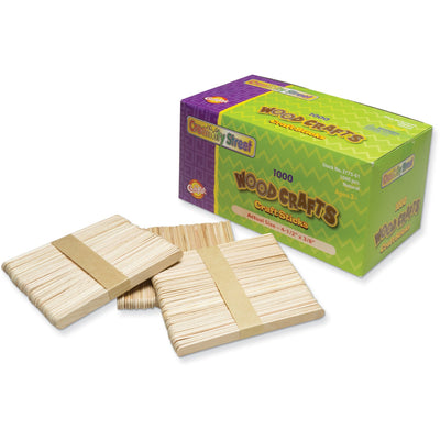 Dixon Ticonderoga Creativity Street Regular Craft Sticks, Natural, 1 Box, PAC377501
