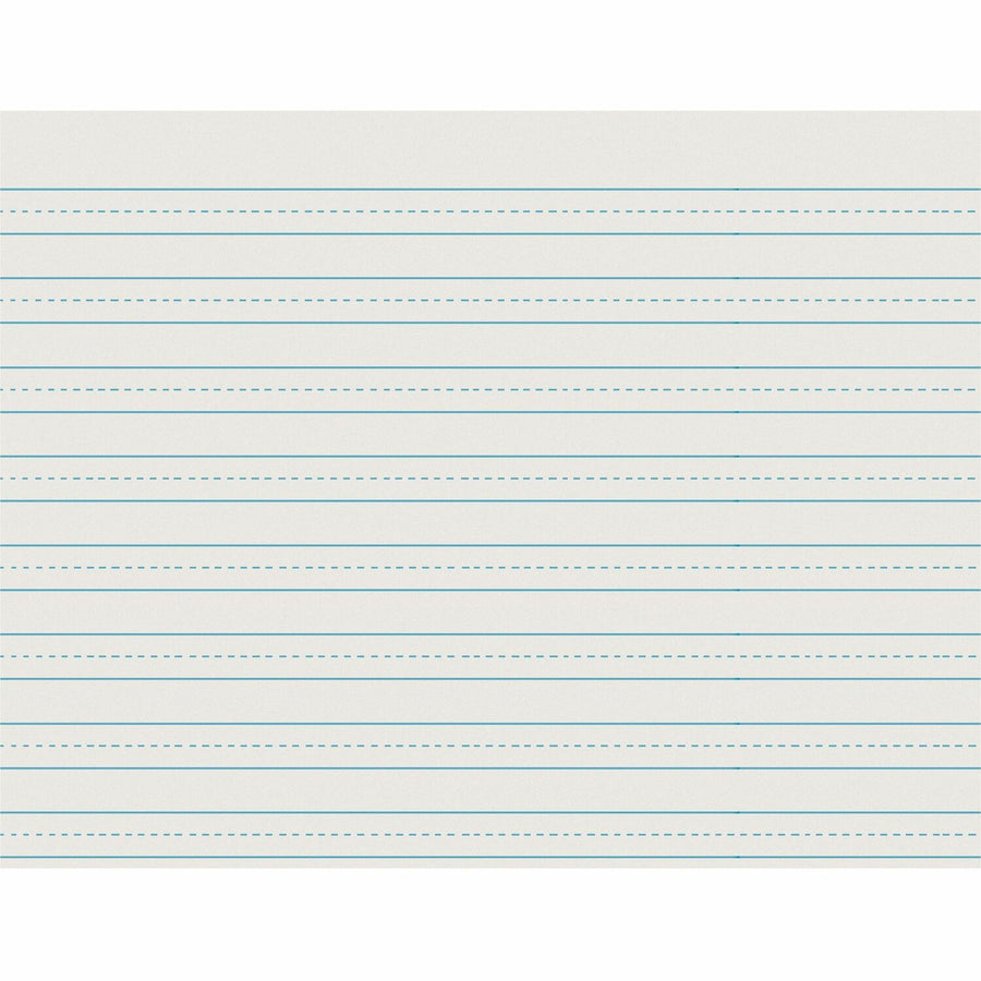 Pacon Skip - A - Line Ruled Newsprint - Letter, 11" x 8.5", 500, 500 / Ream, PAC2637