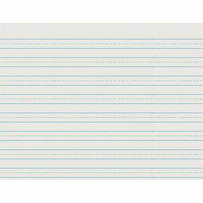 Dixon Ticonderoga Pacon Skip - A - Line Ruled Newsprint - Letter, 11" x 8 1/2", 500 / Ream, PAC2637
