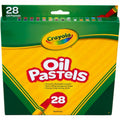Crayola Jumbo 28 Oil Pastels, Sea Green, 28 / Set, CYO524628