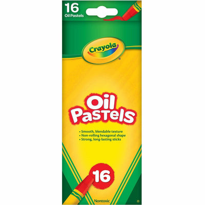 Crayola Opaque Colors Oil Pastels, Yellow, 1 Set, CYO52-4616