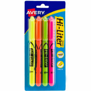 Avery® Pen-Style, Assorted Colors, 4 Count (23545), 1 Pack
