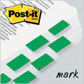 3M Post-it Green Flag Value Pack, 12 / Box, MMM680GN12