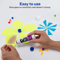 Avery Glue Stic with Disappearing Purple Color, 6 / Pack, AVE98071