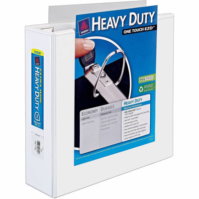 Avery Heavy-Duty View Extra Wide Binder, 3" EZD Rings, White, 8 1/2" Width x 11" Length, 12EA/CT — view 1