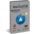 The Navigator Navigator Platinum Superior Productivity Multipurpose Paper - Silky Touch - White, Bright, White, 11" x 17", 5 / Carton, SNANPL1720