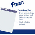 Dixon Ticonderoga Pacon Ruled Easel Pads, 27" x 34", 1 Pad, PAC3386