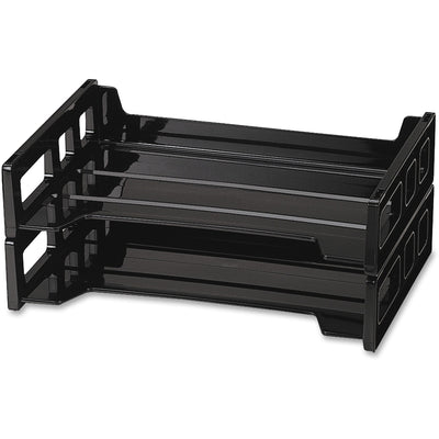 Officemate Side Load Letter Tray, Black, 1 Pack, OIC21022