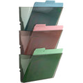 Officemate Mountable Wall File, Smoke, 1 Box, OIC21421