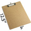Officemate Low-profile Clipboard, Brown, 9" Width x 12 1/2" Length, OIC83219