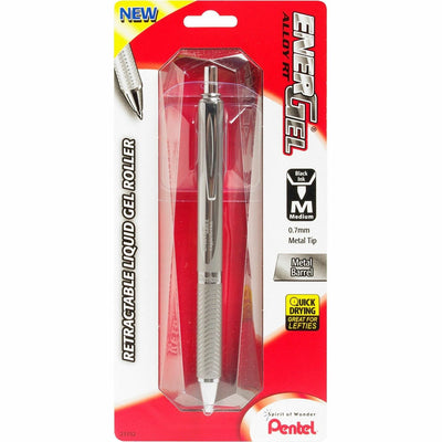 Pentel EnerGel EnerGel Alloy Retractable Gel Pens, 1 Pack, PENBL407BP