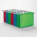 Smead FasTab 1/3 Tab Cut Letter Recycled Hanging Folder, Red, 8 1/2" Width x 11" Length, 18 / Box, SMD64053