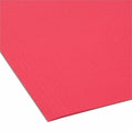 Smead FasTab 1/3 Tab Cut Letter Recycled Hanging Folder, Red, 8 1/2" Width x 11" Length, 18 / Box, SMD64053